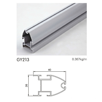 Kleiderschrank Aluminiumprofil in eloxiertem Silber